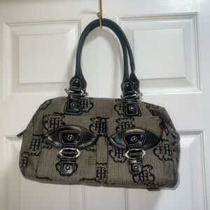 Tommy Hilfiger Stylish‎ Black and Gray Women's Handbag
